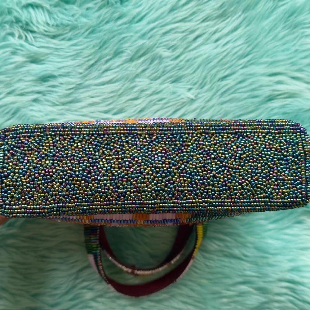 Colorful Beaded Mini Bag - Picture 3 of 5